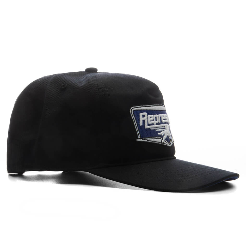 Represent x '47 Nothing Faster Applique Patch Cap - Jet Black